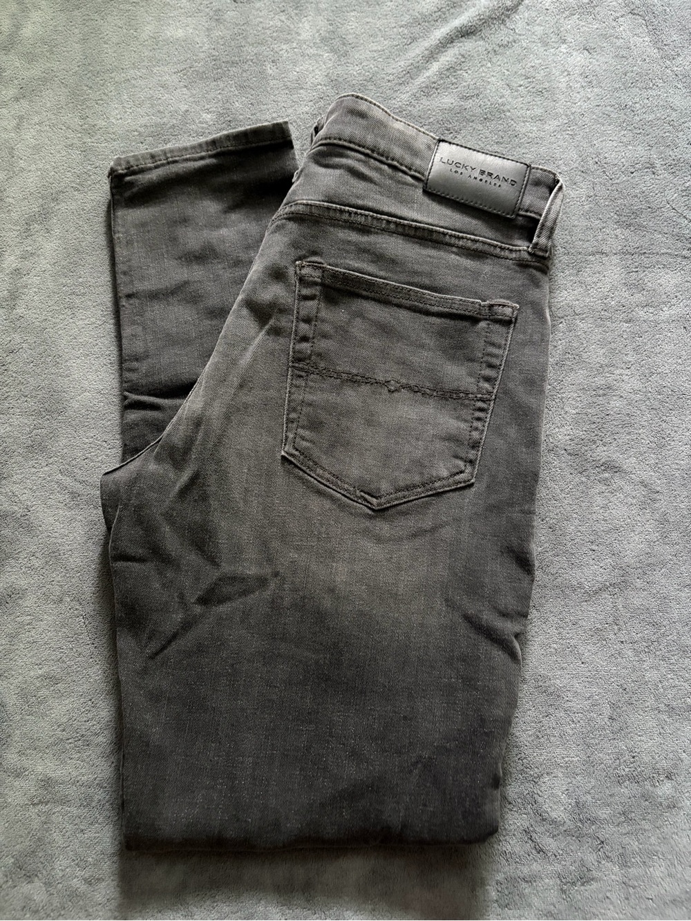 Lucky Brand Men's Black/Charcoal Skinny Jeans